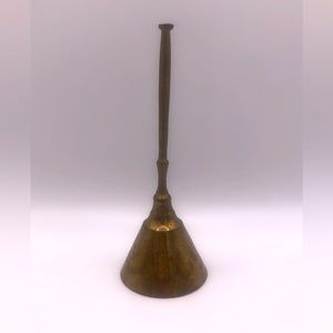 Vintage Etched Brass Bell